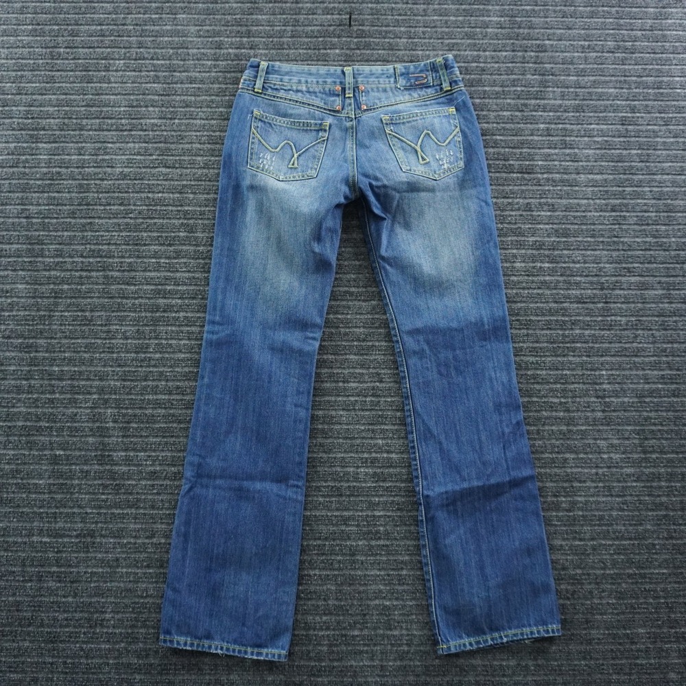 Diesel Bootcut Jeans Women 30 Blue Low Rise Medium Wash Y2K Denim